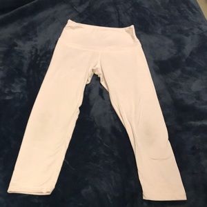 Pink DYI Cropped Leggings